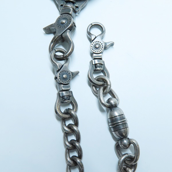 実際に弊社で買取させて頂いたFUNNY/ファニー ベルトループ ウォレットチェーンの画像 3枚目