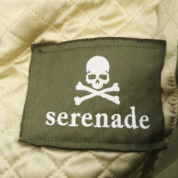 実際に弊社で買取させて頂いたmastermind JAPAN/マスターマインド serenade期 ラクーンファー付きモッズコート 金ボタン MV-C001-02-A/Lの画像 2枚目