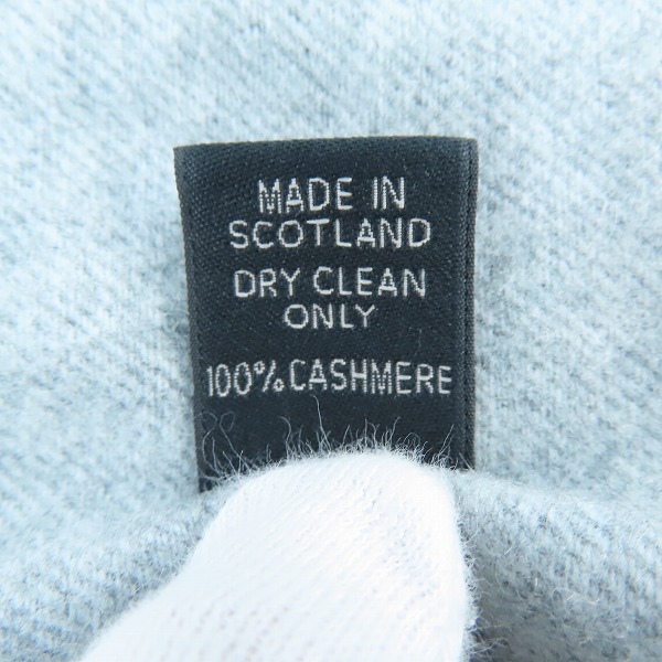 実際に弊社で買取させて頂いたDunhill LONDON/ダンヒル ロンドン ロゴ カシミア100% マフラーの画像 2枚目