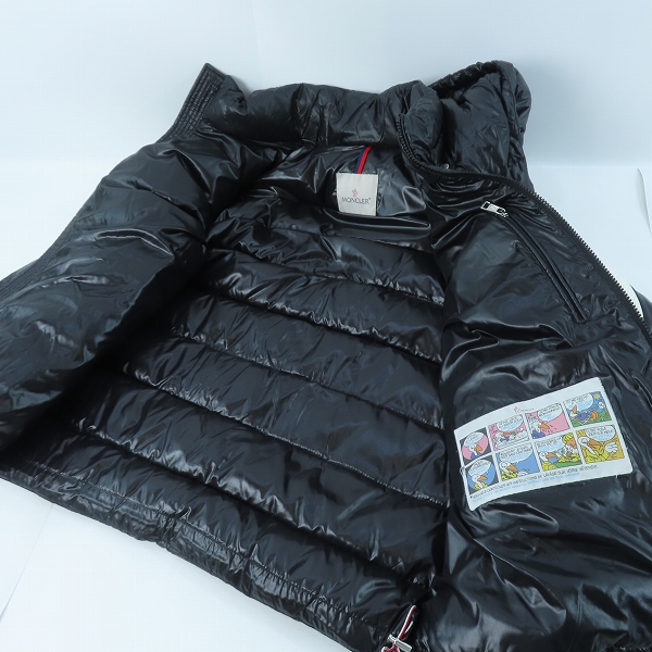 実際に弊社で買取させて頂いた【JPタグ】MONCLER/モンクレール Corydale/コリーデル ダウンジャケット ブラック H20911A00101 68950/3の画像 8枚目