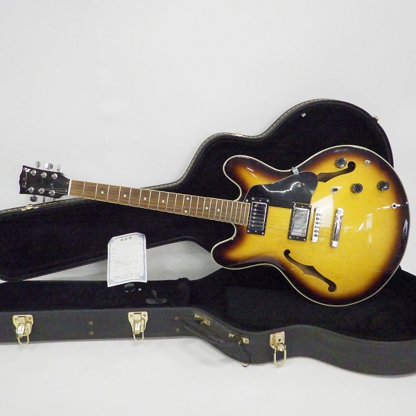 実際に弊社で買取させて頂いた★Tony Smith/トニースミス SA-380/VS ES-335タイプ セミアコ エレキギター ハードケース付