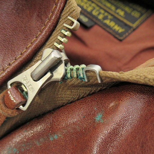 実際に弊社で買取させて頂いたBUZZ RICKSON'S/バズリクソンズ TYPE A-2 フライトジャケット ROUGH WEAR 実名復刻 BR80253/40の画像 7枚目