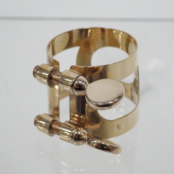 実際に弊社で買取させて頂いたBuffet Crampon/ビュッフェ・クランポン クラリネット用 リガチャー ゴールド・シルバー  2個セットの画像 2枚目