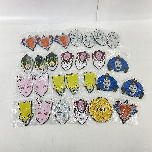 実際に弊社で買取させて頂いた【おまとめ/未開封】一番くじ ジョジョの奇妙な冒険 EVIL PARTY H賞 ラバーコースター 全8種類