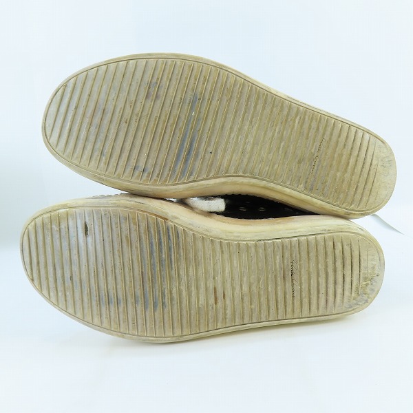 実際に弊社で買取させて頂いたRick Owens/リックオウエンス RAMONES/ラモーンズ スウェードレザー サイドジップスニーカー 41の画像 2枚目