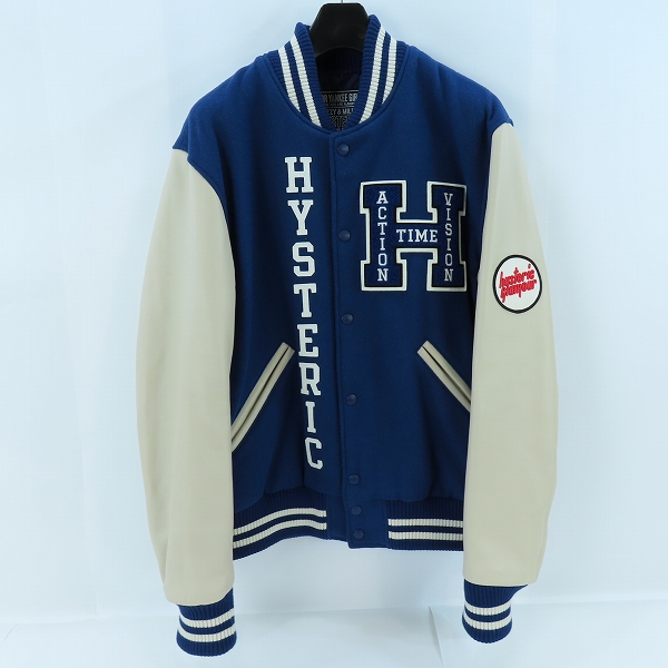 実際に弊社で買取させて頂いたHYSTERIC GLAMOUR/ヒステリックグラマー HG REWARD刺繍 スタジャン 02243AB09 /XL