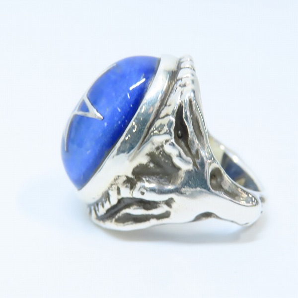 実際に弊社で買取させて頂いたALEX STREETER/アレックスストリーター エンジェルハートリング 2024年限定 ラピスラズリ 14.5号の画像 2枚目