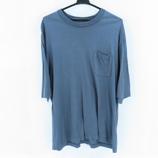 実際に弊社で買取させて頂いたMAATEE&SONS/マーティーアンドサンズ シルク半袖Tシャツ ネイビー系 MT2103-0803B/3