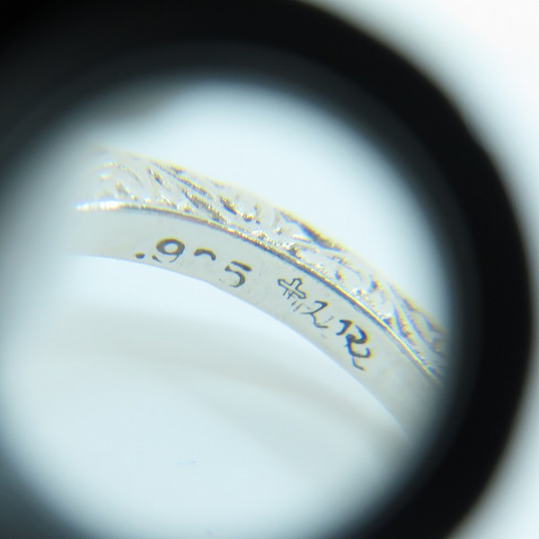 実際に弊社で買取させて頂いたLoree Rodkin/ローリーロドキン 10Pクリアストーン入り アラベスクデザイン クロスリング/12.5号の画像 6枚目