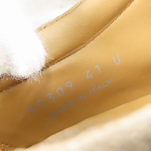 実際に弊社で買取させて頂いたRick Owens/リックオウエンス VINTAGE LOW SNEAKS ヴィンテージ ロー スエード レザー スニークス/スニーカー RU02A5893LVS/41の画像 5枚目