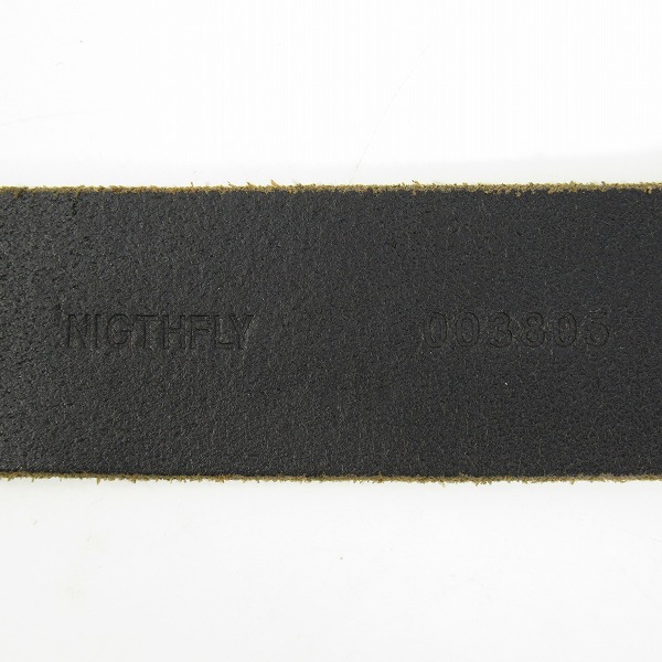 実際に弊社で買取させて頂いたDIESEL/ディーゼル スタッズ チェーン装飾 レザーベルト 90の画像 6枚目