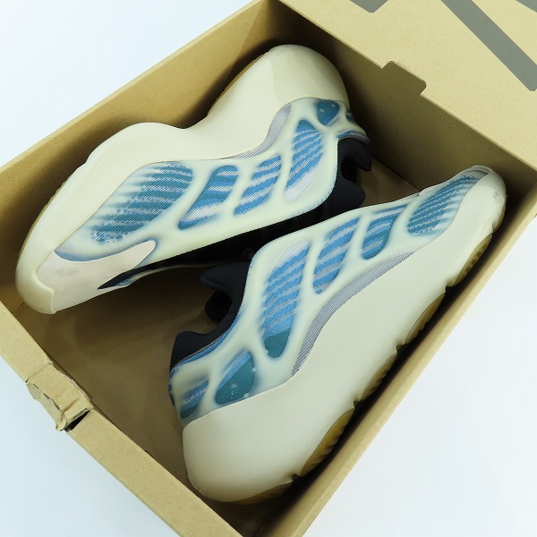 実際に弊社で買取させて頂いたadidas/アディダス YEEZY 700 V3 KYANITE イージー700 カイヤナイト GY0260/26.5の画像 8枚目