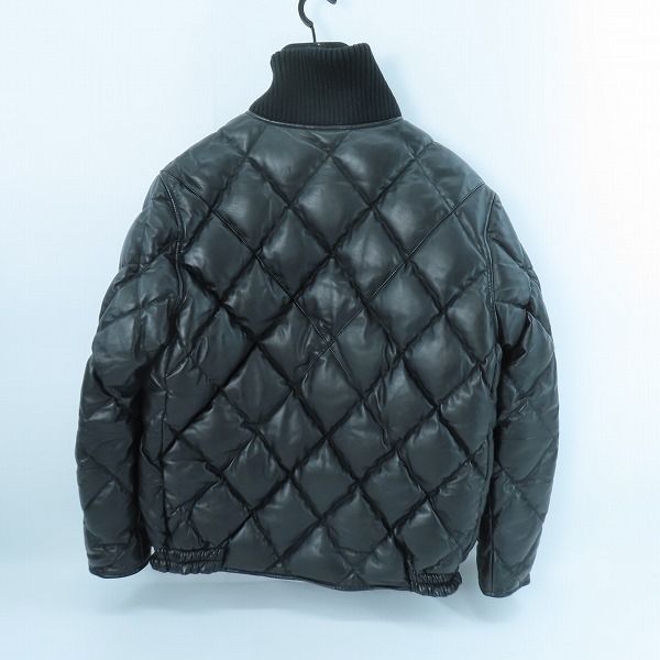 実際に弊社で買取させて頂いたCRIMIE/クライミー ダイヤモンドキルトレザージャケット CR-02C5-JK03/XXL の画像 1枚目