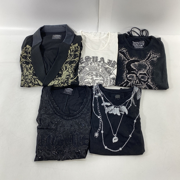 実際に弊社で買取させて頂いた【おまとめ】Roen/ロエン 半袖Tシャツ/カットソーボタンシャツ 等