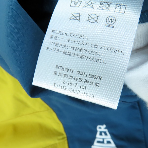 実際に弊社で買取させて頂いた【未使用】 CHALLENGER/チャレンジャーPACKABLE NYLON ANORAK/パッカブルナイロンアノラック ジャケット CLG-JK 024-004/Lの画像 4枚目