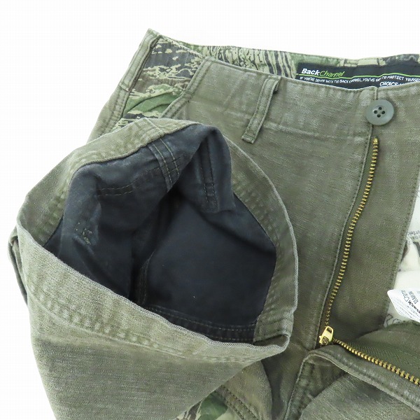 実際に弊社で買取させて頂いたBackChannel/バックチャンネル カモフラ カーゴショーツ Mの画像 4枚目