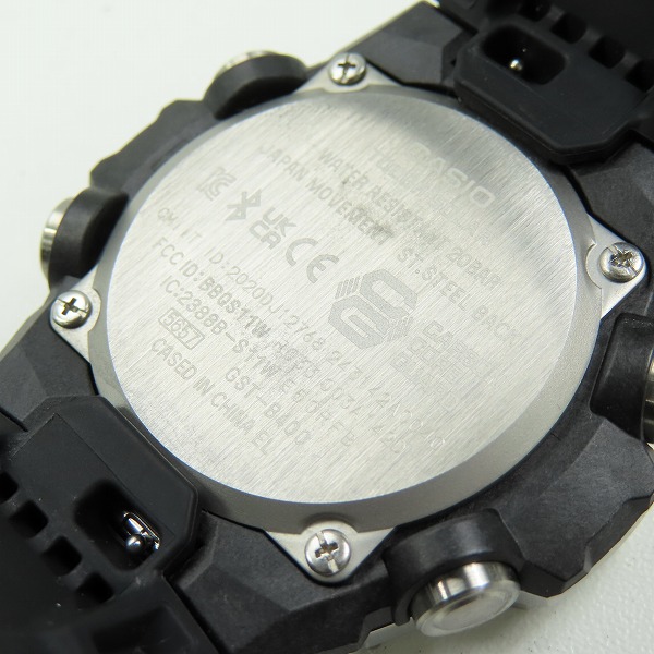 実際に弊社で買取させて頂いたG-SHOCK/Gショック G-STEEL タフソーラー/モバイルリンク 腕時計 GST-B400-1AJFの画像 3枚目