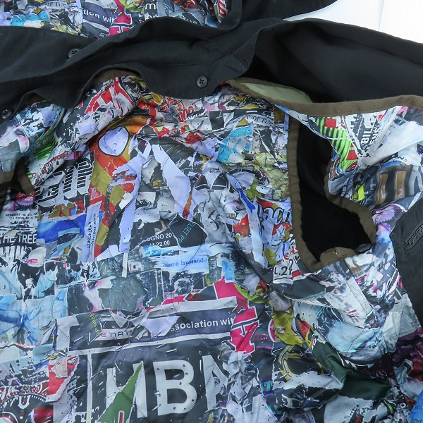 実際に弊社で買取させて頂いたHBNS/ハバノス M-51 MODS-PARKA 総柄ライナー付ミリタリージャケット/Mの画像 7枚目