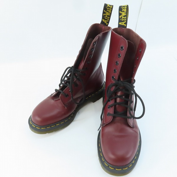 実際に弊社で買取させて頂いたDr.Martens/ドクターマーチン 10EYE BOOTS 10ホール ブーツ レザー 1490/UK6