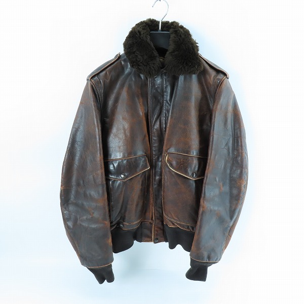 実際に弊社で買取させて頂いたSchott/ショット USA製 ボアライナー付 レザージャケット/40