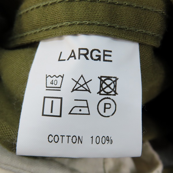 実際に弊社で買取させて頂いたCALEE/キャリー ミリタリー カーゴパンツ カーキ /Lの画像 4枚目