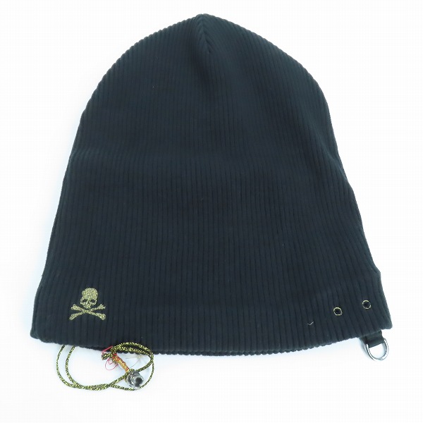 実際に弊社で買取させて頂いたRoen/ロエン スカル金刺繍 スカルチャーム ニット帽