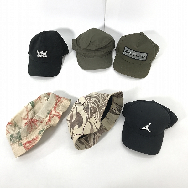 実際に弊社で買取させて頂いた【おまとめ】BackChannel/HIDEANDSEEK/NIKE バケットハット/キャップ 等