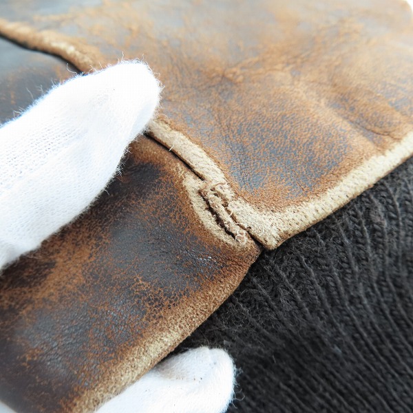 実際に弊社で買取させて頂いたSchott/ショット USA製 ボアライナー付 レザージャケット/40の画像 7枚目