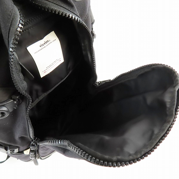 実際に弊社で買取させて頂いたvisvim/ビズビム BALLISTIC/バリスティック レザー切り替え リュックサック/バックパックの画像 4枚目
