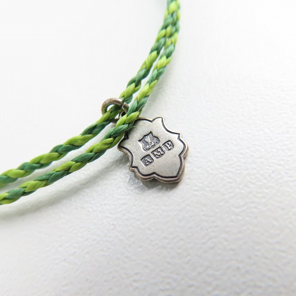 実際に弊社で買取させて頂いた(1)AMP JAPAN/アンプジャパン スター ブレスレット グリーンの画像 4枚目