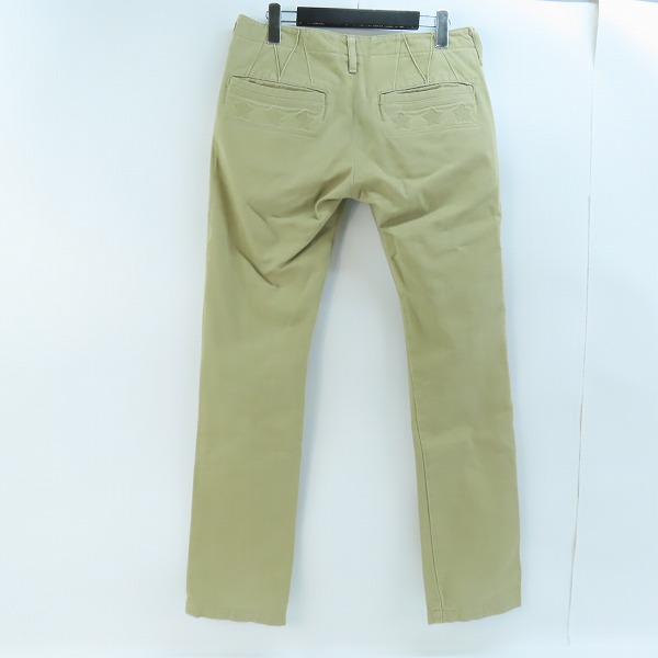実際に弊社で買取させて頂いたM/エム スター刺繍チノパンツ Sの画像 1枚目
