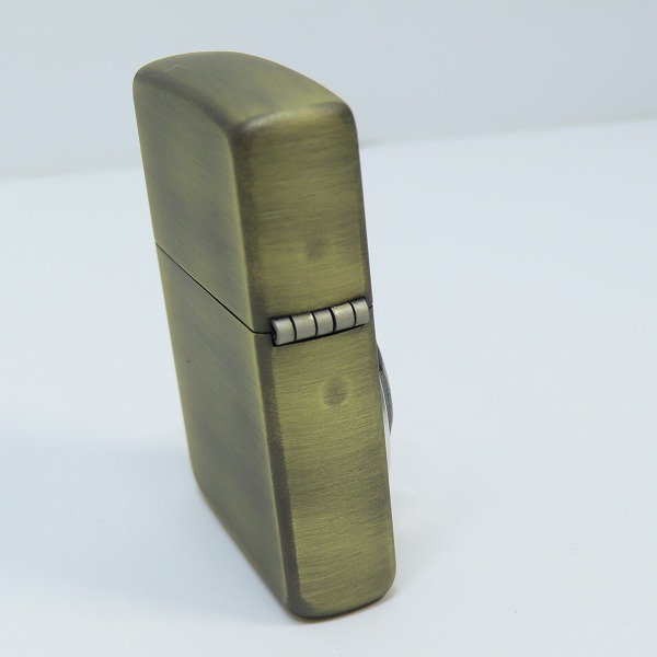 実際に弊社で買取させて頂いたZIPPO/ジッポー HARLEY-DAVIDSON/ハーレーダビットソン ディスクメタル ゴールド 立体メタル ボルトオン 1996年製の画像 2枚目