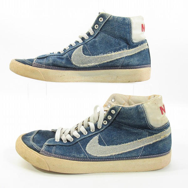実際に弊社で買取させて頂いた【観賞用】NIKE/ナイキ ヴィンテージ/ビンテージ BLAZER MID/ブレザーミッド デニム地 スニーカー 10の画像 3枚目