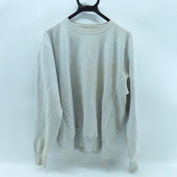 実際に弊社で買取させて頂いたAURALEE/オーラリー クルーネック スウェット/トレーナー グレー/4 