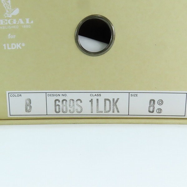 実際に弊社で買取させて頂いたREGAL×1LDK/リーガル×ワンエルディーケー Uチップ ゴアテックス 689S 1LDK 8の画像 9枚目