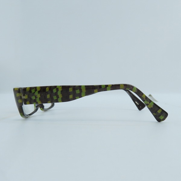 実際に弊社で買取させて頂いたalain mikli/アランミクリ ステンドグラス柄 アイウェア/メガネフレーム AL1048B061の画像 1枚目