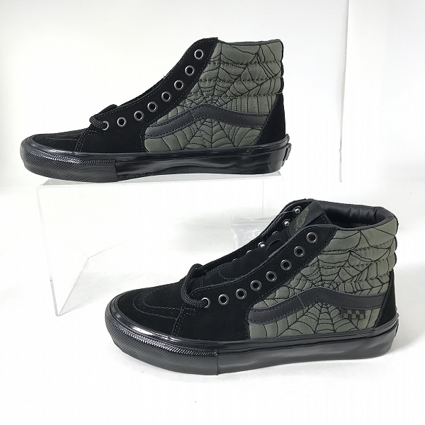 実際に弊社で買取させて頂いたVANS/バンズ Sk8-Hi Ben Kadow Spider Web/ハイカットスニーカー VN0A5FCC890/26の画像 3枚目