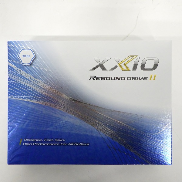 実際に弊社で買取させて頂いた【未使用】DUNLOP/ダンロップ XXIO/ゼクシオ REBOUND DRIVE Ⅱ White ゴルフボール ホワイト 1ダースの画像 2枚目