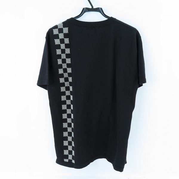 実際に弊社で買取させて頂いた【JPタグ】LOUIS VUITTON/ルイヴィトン ストライプロゴ ニット Tシャツ カットソー RM211 ZLW HKN86W XLの画像 1枚目