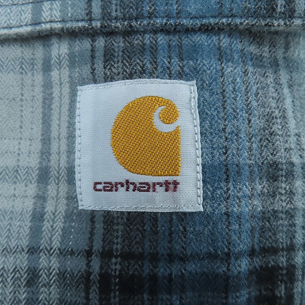 実際に弊社で買取させて頂いたCarhartt/カーハート Hubbard Sherpa Lined シャツジャケット 103821 973/XLの画像 4枚目
