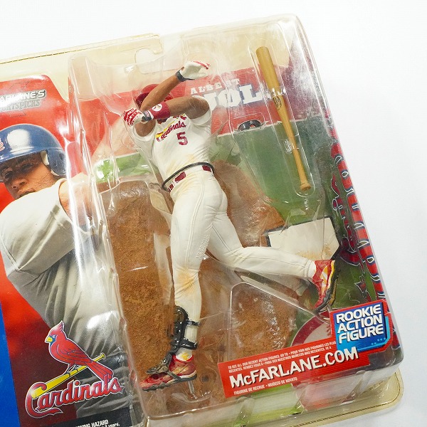 実際に弊社で買取させて頂いた【未開封】McFARLANE TOYS/マクファーレントイズ セントルイス・カージナルス #5 アルバート・プホルス フィギュアの画像 2枚目