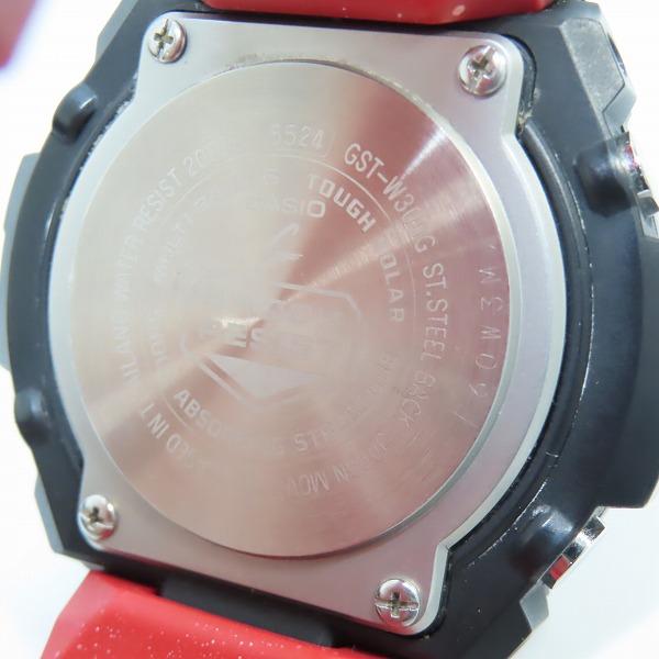 実際に弊社で買取させて頂いたG-SHOCK/Gショック G-STEEL/Gスチール タフソーラー/電波ソーラー GST-W300G-1A4JFの画像 3枚目