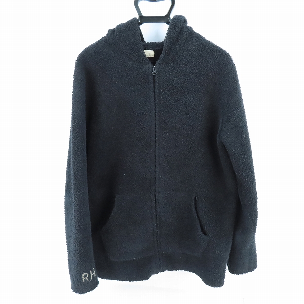 実際に弊社で買取させて頂いたBAREFOOT DREAMS×Ron Herman/ベアフットドリームス×ロンハーマン ジップアップ ボアパーカー ブラック SZMCC1785/S