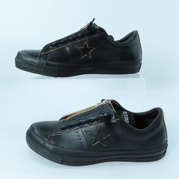 実際に弊社で買取させて頂いたCONVERSE × Shott/コンバース×ショット ONE STAR Z Schott/ワンスター Z ショット 1SE190 ブラック/27の画像 3枚目