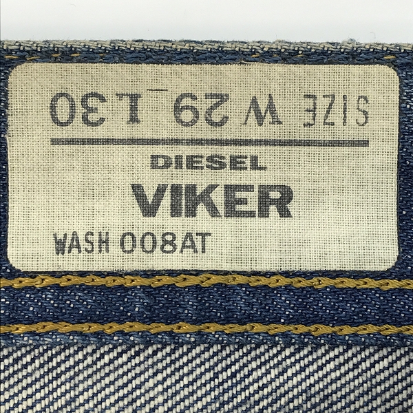実際に弊社で買取させて頂いたDIESEL/ディーゼル VIKER WASH008AT デニムパンツ/ジーンズ/W29 L30の画像 2枚目