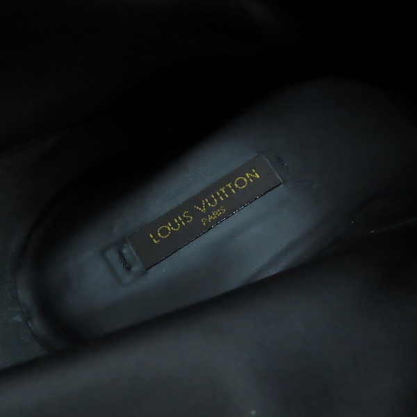 実際に弊社で買取させて頂いたLouis Vuitton/ルイヴィトン スウェードレザー ヒールブーツ/ショートブーツ NL 0165 /36.5の画像 5枚目