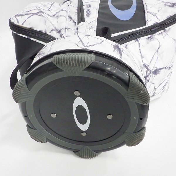 実際に弊社で買取させて頂いたOAKLEY/オークリー ゴルフ 921568 JP 6分割キャディバッグ ブラックｘプリントの画像 6枚目