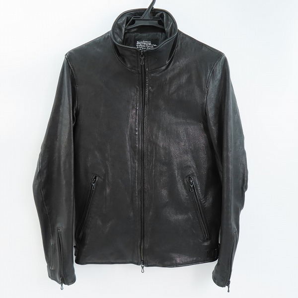 実際に弊社で買取させて頂いたnano universe/ナノユニバース  シングルライダース ゴートスキンレザー NUC03LO364GL/M