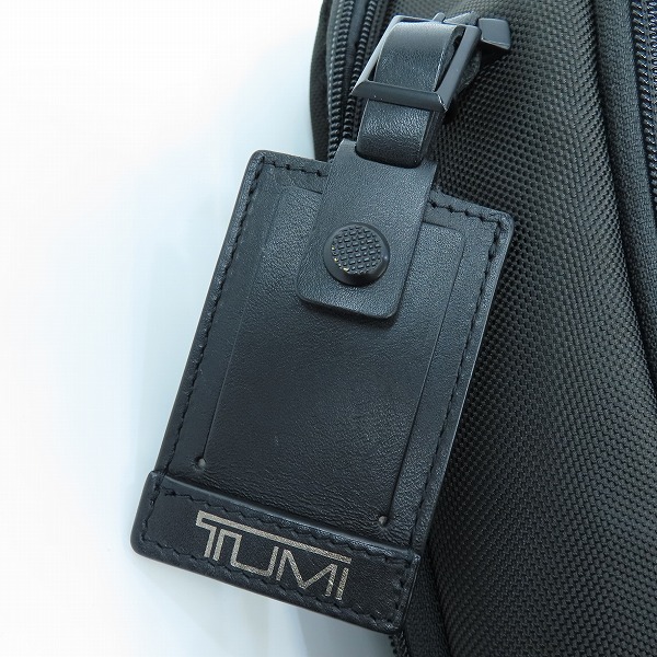 実際に弊社で買取させて頂いたTUMI/トゥミ ALPHA BRAVO DAVIS/アルファ ブラボー デイビス ビジネス リュックサック ブラック 103320 1041 の画像 7枚目