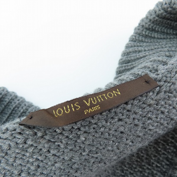 実際に弊社で買取させて頂いたLOUIS VUITTON/ルイ ヴィトン ショールカラー ダブルブレスト ニットカーディガン Mの画像 2枚目